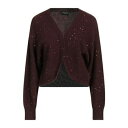 【送料無料】 ファビアナ フィリッピ レディース カーディガン アウター Cardigans Brown