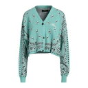 【送料無料】 アミリ レディース カーディガン アウター Cardigans Green