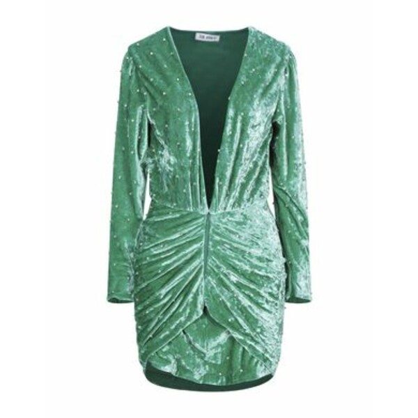【送料無料】 ジ アティコ レディース ワンピース トップス Mini dresses Green