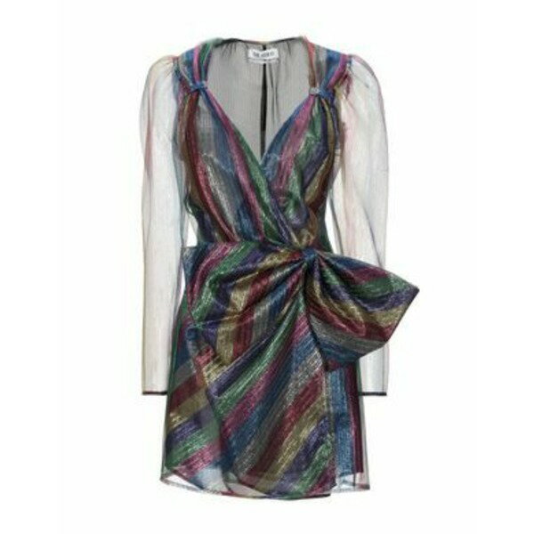 【送料無料】 ジ アティコ レディース ワンピース トップス Mini dresses Green