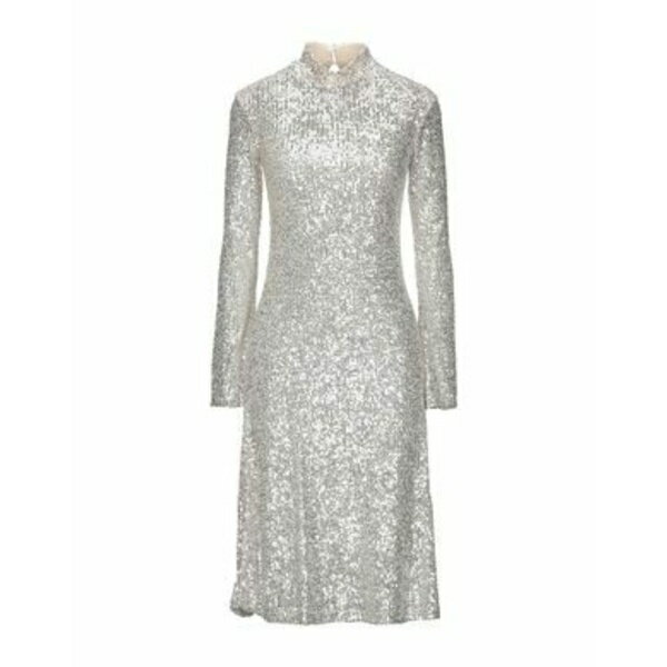 【送料無料】 ロートレショーズ レディース ワンピース トップス Midi dresses Silver