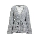 【送料無料】 ファビアナ フィリッピ レディース カーディガン アウター Cardigans Grey