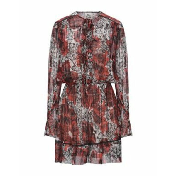 【送料無料】 アティックアンドバーン レディース ワンピース トップス Mini dresses Red