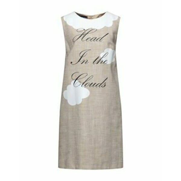 【送料無料】 モスキーノ レディース ワンピース トップス Midi dresses Beige