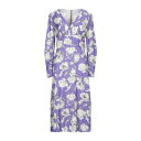 【送料無料】 セブンティセルジオテゴン レディース ワンピース トップス Midi dresses Purple