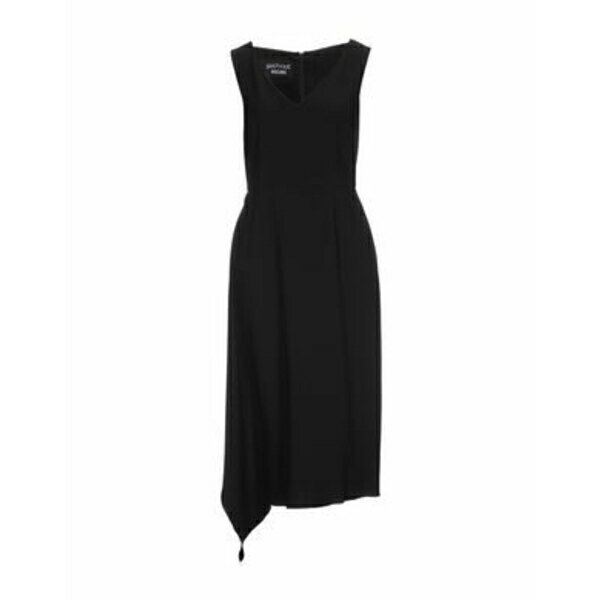 【送料無料】 モスキーノ レディース ワンピース トップス Midi dresses Black