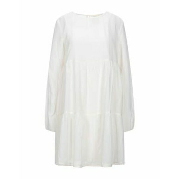 【送料無料】 セミクチュール レディース ワンピース トップス Mini dresses White