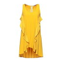 【送料無料】 ツインセット レディース ワンピース トップス Mini dresses Yellow