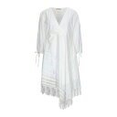 【送料無料】 ツインセット レディース ワンピース トップス Mini dresses White