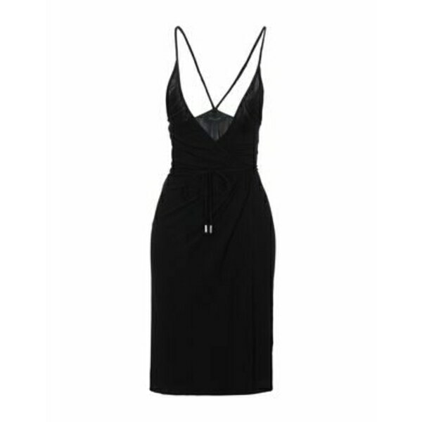 【送料無料】 ディースクエアード レディース ワンピース トップス Mini dresses Black