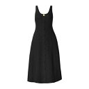 【送料無料】 アダム リピズ レディース ワンピース トップス Midi dresses Black