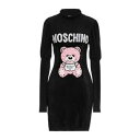 【送料無料】 モスキーノ レディース ワンピース トップス Mini dresses Black(4)