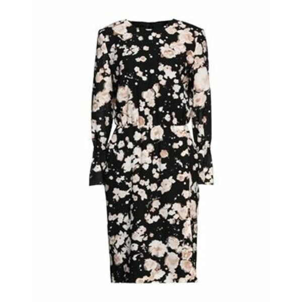【送料無料】 モスキーノ レディース ワンピース トップス Midi dresses Black