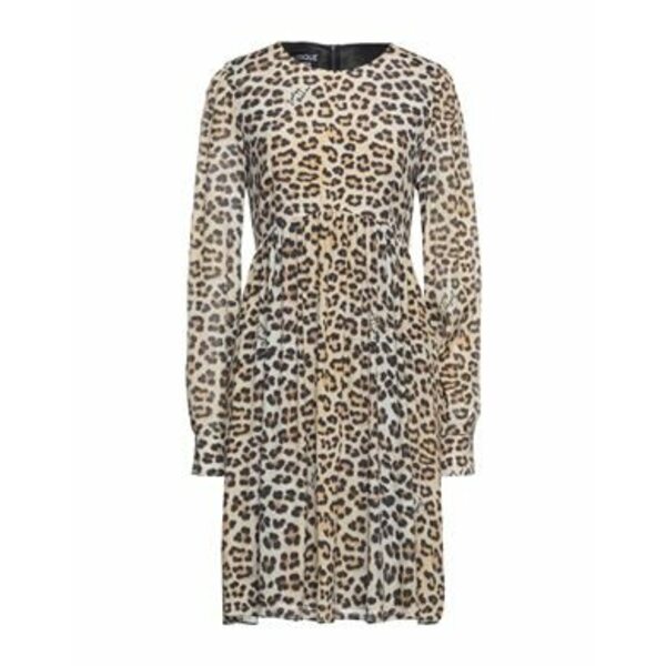 【送料無料】 モスキーノ レディース ワンピース トップス Mini dresses Beige