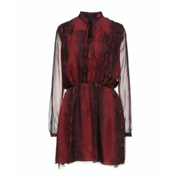 【送料無料】 アミリ レディース ワンピース トップス Mini dresses Red