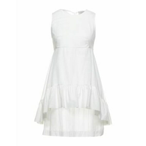 【送料無料】 ロートレショーズ レディース ワンピース トップス Mini dresses White