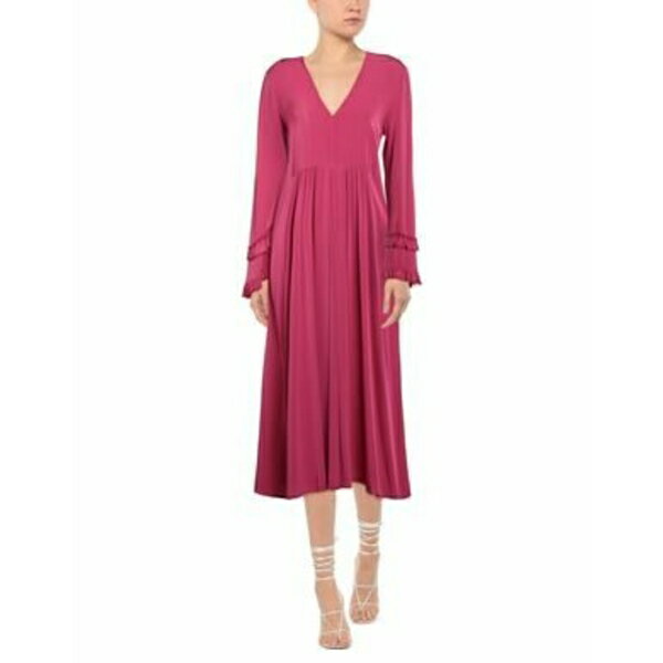 【送料無料】 ハー シャツ ハー ドレス レディース ワンピース トップス Midi dresses Pink