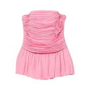 【送料無料】 アレクサンドル・ボーティエ レディース Tシャツ トップス Tops Pink