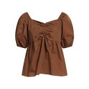 【送料無料】 ヴィコロ レディース Tシャツ トップス Tops Brown