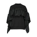 【送料無料】 ヴァレンティノ レディース パーカー・スウェットシャツ アウター Sweatshirts Black