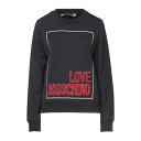 【送料無料】 モスキーノ レディース パーカー・スウェットシャツ アウター Sweatshirts Black