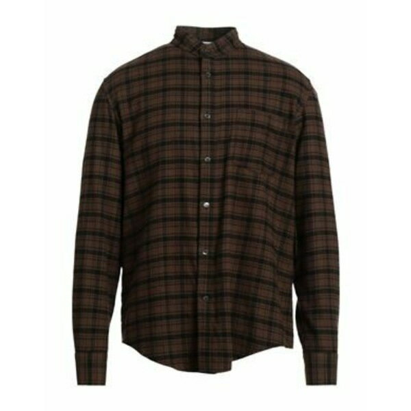 【送料無料】 グリフォーニ メンズ シャツ トップス Shirts Brown