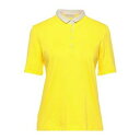 【送料無料】 グランサッソ レディース ポロシャツ トップス Polo shirts Yellow