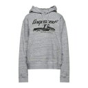 【送料無料】 ディースクエアード レディース パーカー・スウェットシャツ アウター Sweatshirts Grey