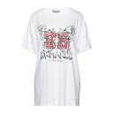 【送料無料】 エルマンノ フィレンツェ レディース Tシャツ トップス T-shirts White