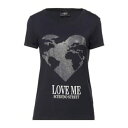 【送料無料】 エルマンノ シェルヴィーノ レディース Tシャツ トップス T-shirts Blue