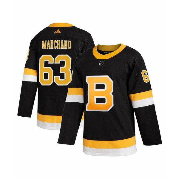 アディダス メンズ パーカー・スウェットシャツ アウター Men's Brad Marchand Black Boston Bruins 2019/20 Alternate Authentic Player Jersey Black