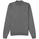 ジョンスメドレー メンズ ニット&セーター アウター John Smedley Harcourt Mock Neck Knit Grey