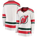 t@ieBNX fB[X jtH[ gbvX New Jersey Devils Fanatics Branded Women's Alternate Breakaway Jersey White