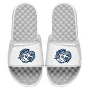 ACXCh Y T_ V[Y North Carolina Tar Heels ISlide Mascot Slide Sandals White