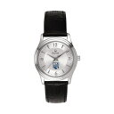 ブロバ レディース 腕時計 アクセサリー Endicott College Bulova Women's Leather Watch Silver