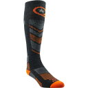 t@[ gD tB[g Y C A_[EFA Farm to Feet Waitsfield Over-the-Calf Socks Charcoal/Red Orange
