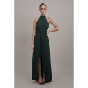 ヴァル ジー レディース ワンピース トップス JULIA TULIP HIGH NECK MAXI - Cocktail dress / Party dress - forest green