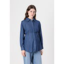 アンナ フィールド ママ レディース シャツ トップス Button-down blouse - blue(4)