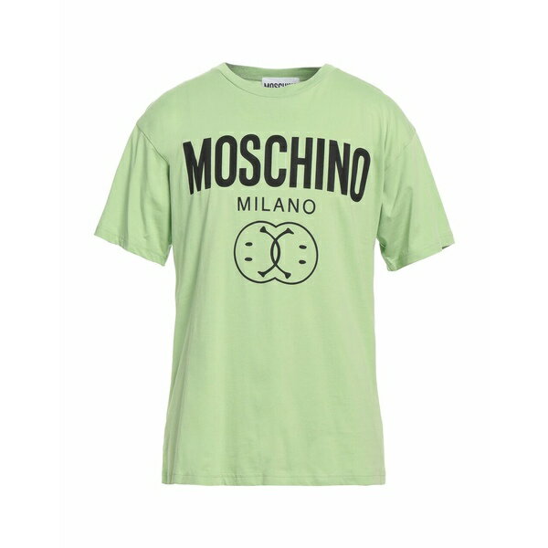 モスキーノ Tシャツ メンズ 【送料無料】 モスキーノ メンズ Tシャツ トップス T-shirts Acid green