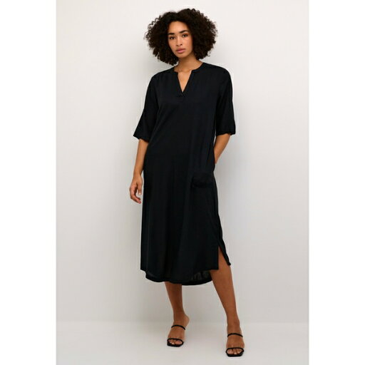 カフェ レディース ワンピース トップス MILIA KAFTAN - Day dress - black deep カフェ レディース ワンピース トップス MILIA KAFTAN - Day dress - black deep