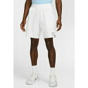 ナイキ メンズ サンダル シューズ NIKECOURT ADVANTAGE 8 INCH SHORT - Sports shorts - white black