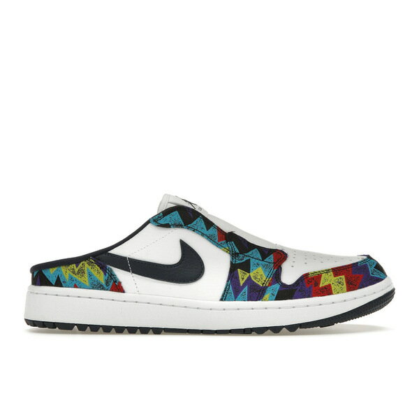 Jordan ジョーダン メンズ スニーカー 【Jordan 1 Mule Golf Nothing But Net】 サイズ US_M_15 White/Obsidian/Speed Yellow/University Red/Grape Ice/Blue Orbit