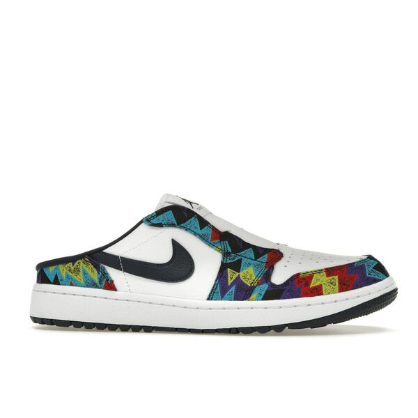 Jordan ジョーダン メンズ スニーカー 【Jordan 1 Mule Golf Nothing But Net】 サイズ US_M_15 White/Obsidian/Speed Yellow/University Red/Grape Ice/Blue Orbit