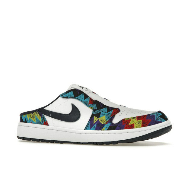 Jordan ジョーダン メンズ スニーカー 【Jordan 1 Mule Golf Nothing But Net】 サイズ US_M_15 White/Obsidian/Speed Yellow/University Red/Grape Ice/Blue Orbit