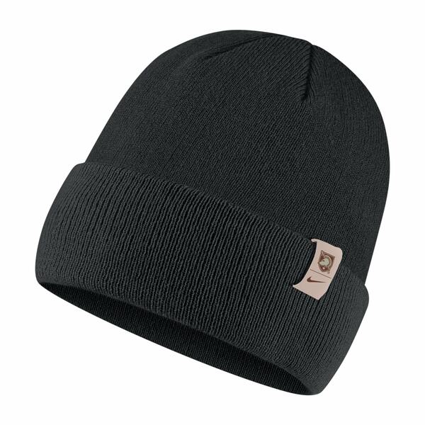 iCL Y Xq ANZT[ Army Black Knights Nike Rivalry Fisherman Cuffed Knit Hat Black