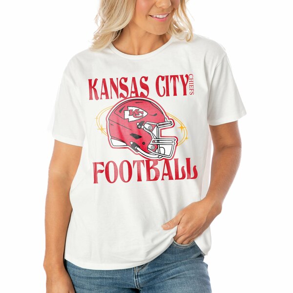 ゲームデイ レディース Tシャツ トップス Kansas City Chiefs Gameday Couture Women s Victorious Vixen TShirt White