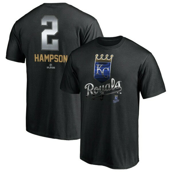 եʥƥ  T ȥåץ Kansas City Royals Fanatics Branded Personalized Any Name &Number Midnight Mascot TShirt Black