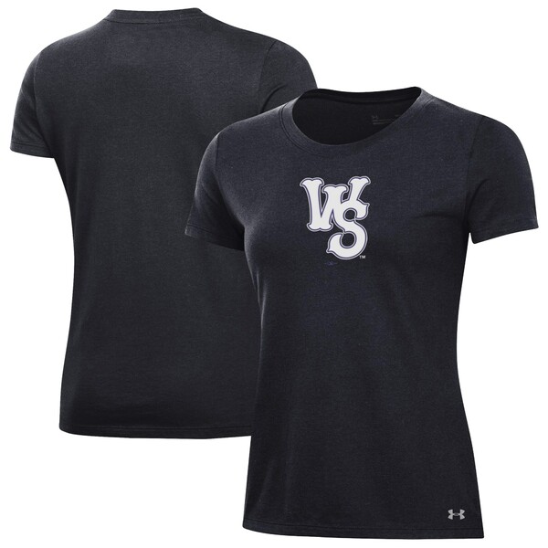 アンダーアーマー レディース Tシャツ トップス WinstonSalem Dash Under Armour Women 039 s Performance TShirt Black