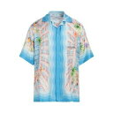 【送料無料】 カサブランカ メンズ シャツ トップス Shirts Azure
