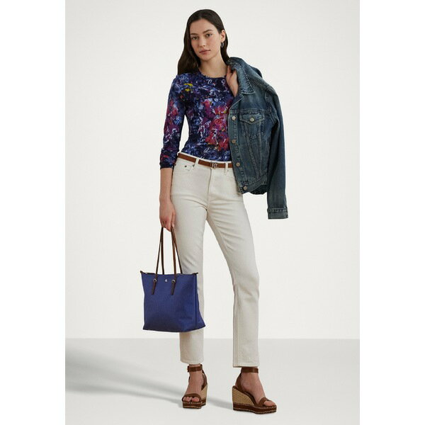 ラルフローレン レディース トートバッグ バッグ NYLON MEDIUM KEATON TOTE BAG - Tote bag - blue lapis/lauren tan